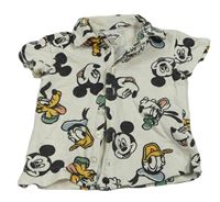 Bílá košile s Mickeym Disney