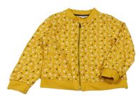 Žltá kvetovaná prepínaci mikina