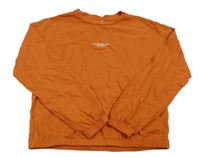 Oranžové triko s nápisem S. Oliver