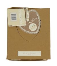 Nové - Smotanová zateplená prepínaci mikina so srdiečkami Natures Purest