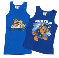 2x modré tílko - Tlapková patrola Nickelodeon