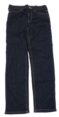 Tmavomodré slim rifle H&M