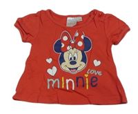 Červené tričko s Minnie Disney 