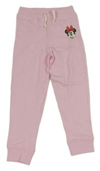 Světlerůžové tepláky s Minnie Disney 