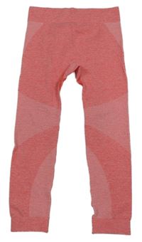 Ružové melírované funkčné spodné legíny Lupilu