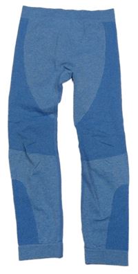 Modré prúžkované spodné funkčné legíny Lupilu