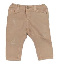 Světlerůžové rifle s prošoupáním Zara