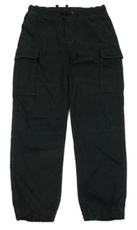 Čierne cargo cuff rifle H&M