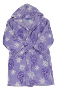 Levanudlový chlupatý župan s Frozen s kapucí Disney