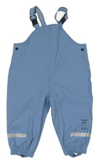 Světlemodré nepromokavé laclové kalhoty s nápisem C&A