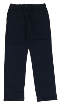 Tmavomodré plátenné nohavice Dunnes