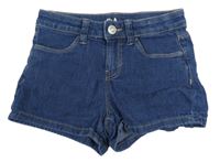 Tmavomodré rifľové kraťasy C&A