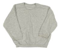 Sivá melírovaná oversize mikina George