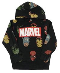 Čierna mikina s Avengers a logom a kapucňou zn. H&M