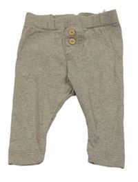 Kávové melírované tepláky H&M