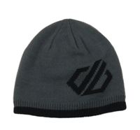 Tmavošedo-černá pletená čepice s logem Dare 2B