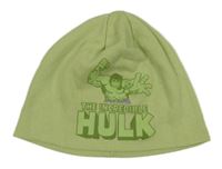 Světlezelená žebrovaná čepice s HULKEM MARVEL