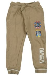 Hnedé teplákové tepláky s raketami - NASA PEP&CO