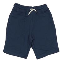 Tmavomodré teplákové kraťasy Next