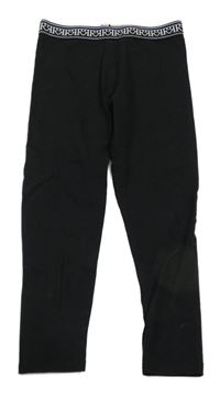 Čierne legíny s logy RIVER ISLAND