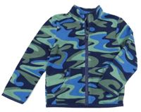 Army fleecová prepínaci mikina Kids