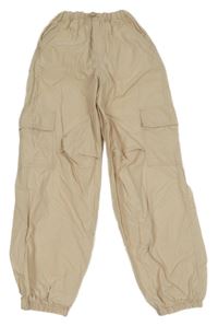 Smetanové cago cuff plátěné kalhoty C&A