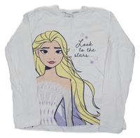 Biele tričko s Elsou Disney