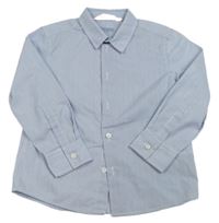 Modro-bílá pruhovaná košile H&M
