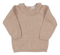 Ružový sveter s golierikom Primark