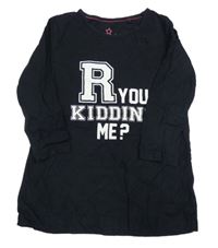 Čierne tričko s nápisom Pepperts