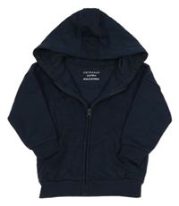 Tmavomodrá prepínaci mikina s kapucňou Primark