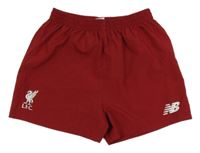 Vínové šusťákové fotbalové kraťasy - FC Liverpool New Balance