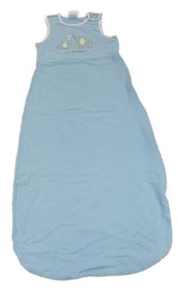 Světlemodrý podšitý spací pytel se slony Impidimpi