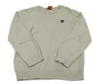 Sivý sveter s výšivkou Timberland