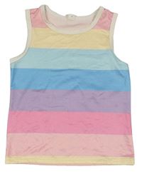 Farebný pruhovaný top Shein