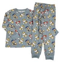 Šedé melírované pyžamo s Paw Patrol C&A