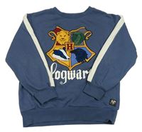 Šedomodrá mikina s potiskem - Harry Potter H&M