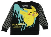 Čierna mikina s Pikachu zn. George
