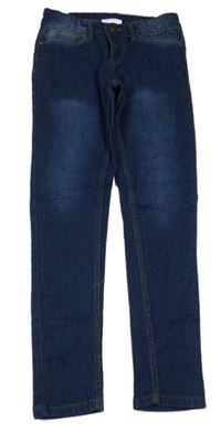 Tmavomodré skinny rifle Y.F.K