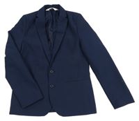 Tmavomodré společenské sako H&M