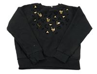 Čierna mikina s flitrami F&F