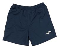 Tmavomodré športové kraťasy s logom Joma