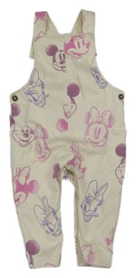 Smetanové laclové tepláky s Minnie Disney