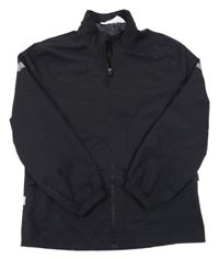 Černá šusťáková jarní nepromokavá bunda H&M