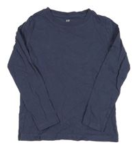 Tmavofialové tričko H&M
