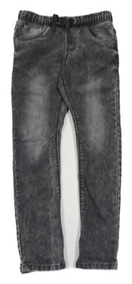 Sivé skinny teplákové rifle YIGGA