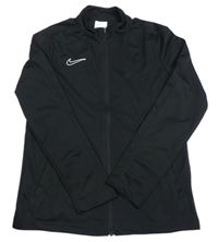 Černá propínací sportovní mikina s logem Nike