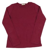 Vínové triko LC Waikiki