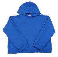 Tmavomodrá mikina s nápisom a kapucňou Pangaia