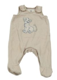 Béžové žebrované sametové dupačky so Simbou C&A